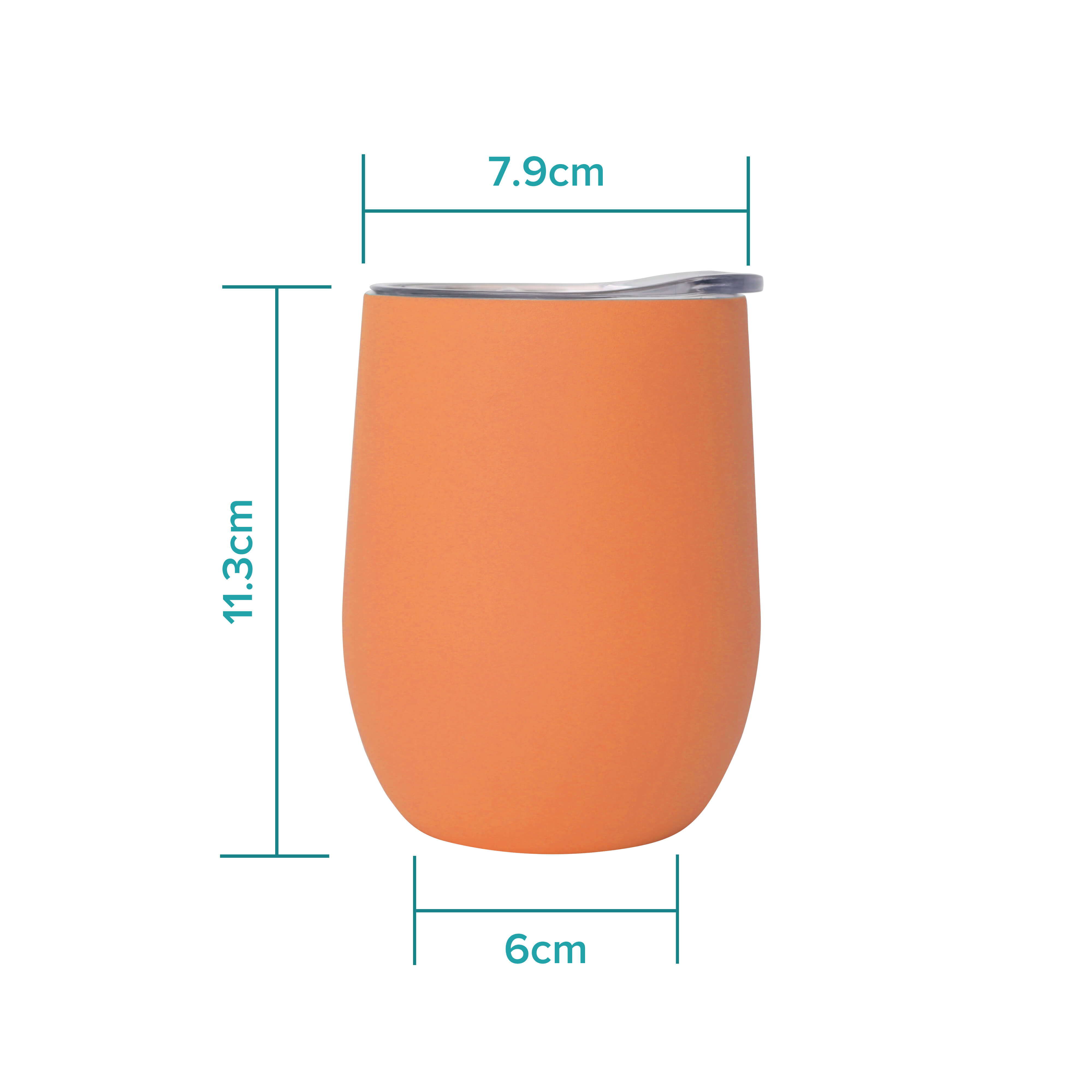 Double Wall Egg Shaped Coffee Cup